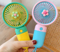 Cute Handheld Mini Fan — Flower & Fruit Design