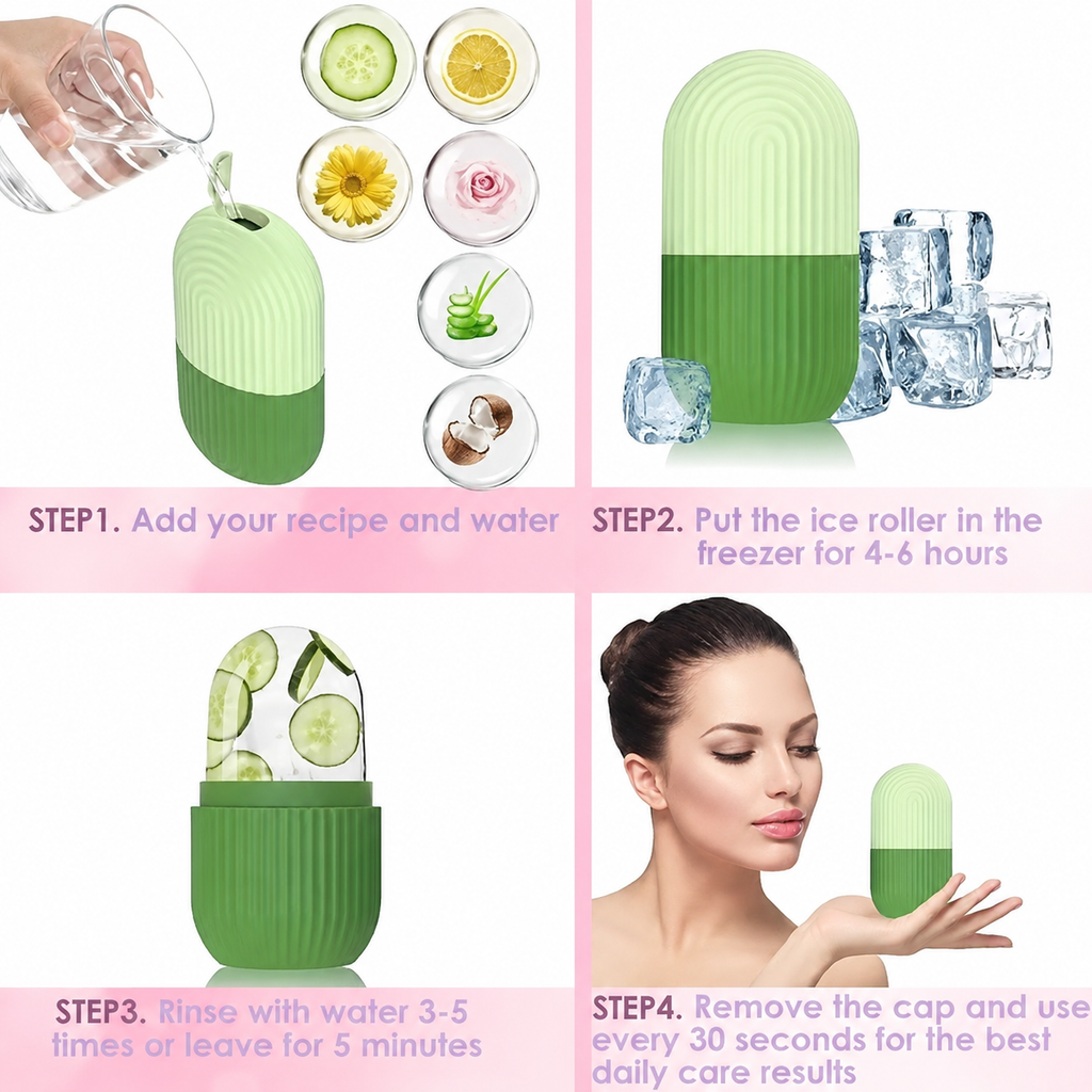 Ice Roller Face Massager & Skin Care Tool